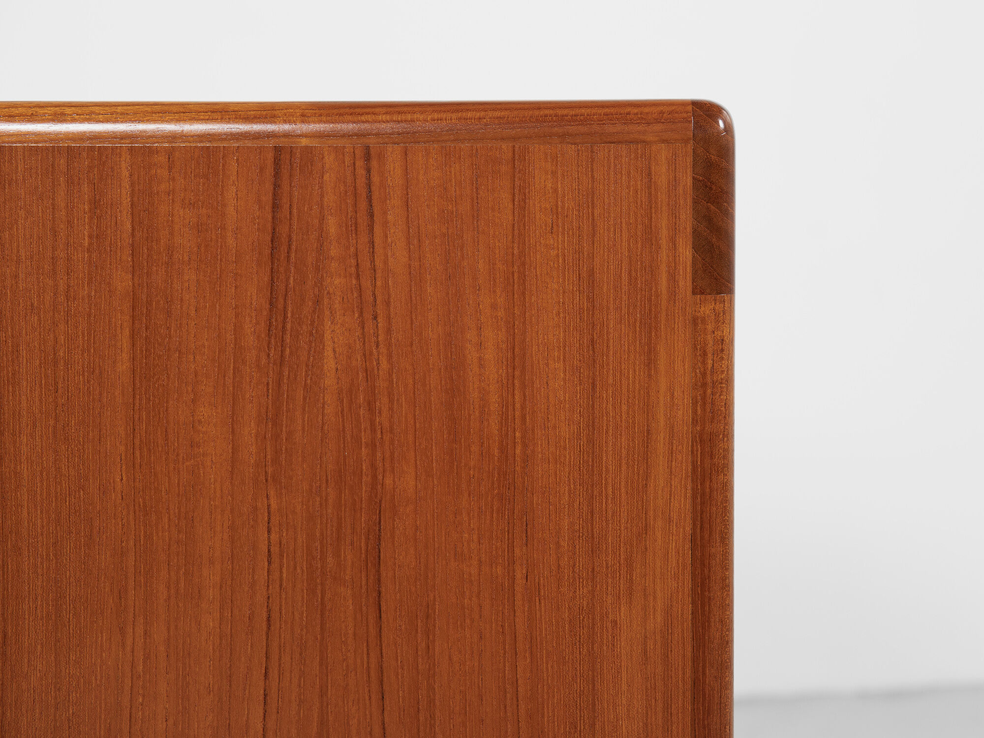 Midcentury Danish cabinet with tambour doors in teak by Dyrlund 1960s