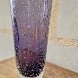 Old large bubble vase in Biot style