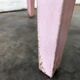 Vintage pink plant table / side table