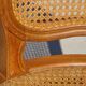 Paire de chaises en bois et cannage style Louis XV