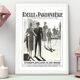 Vintage poster 30s Beautiful Gardener 30x40cm frameless