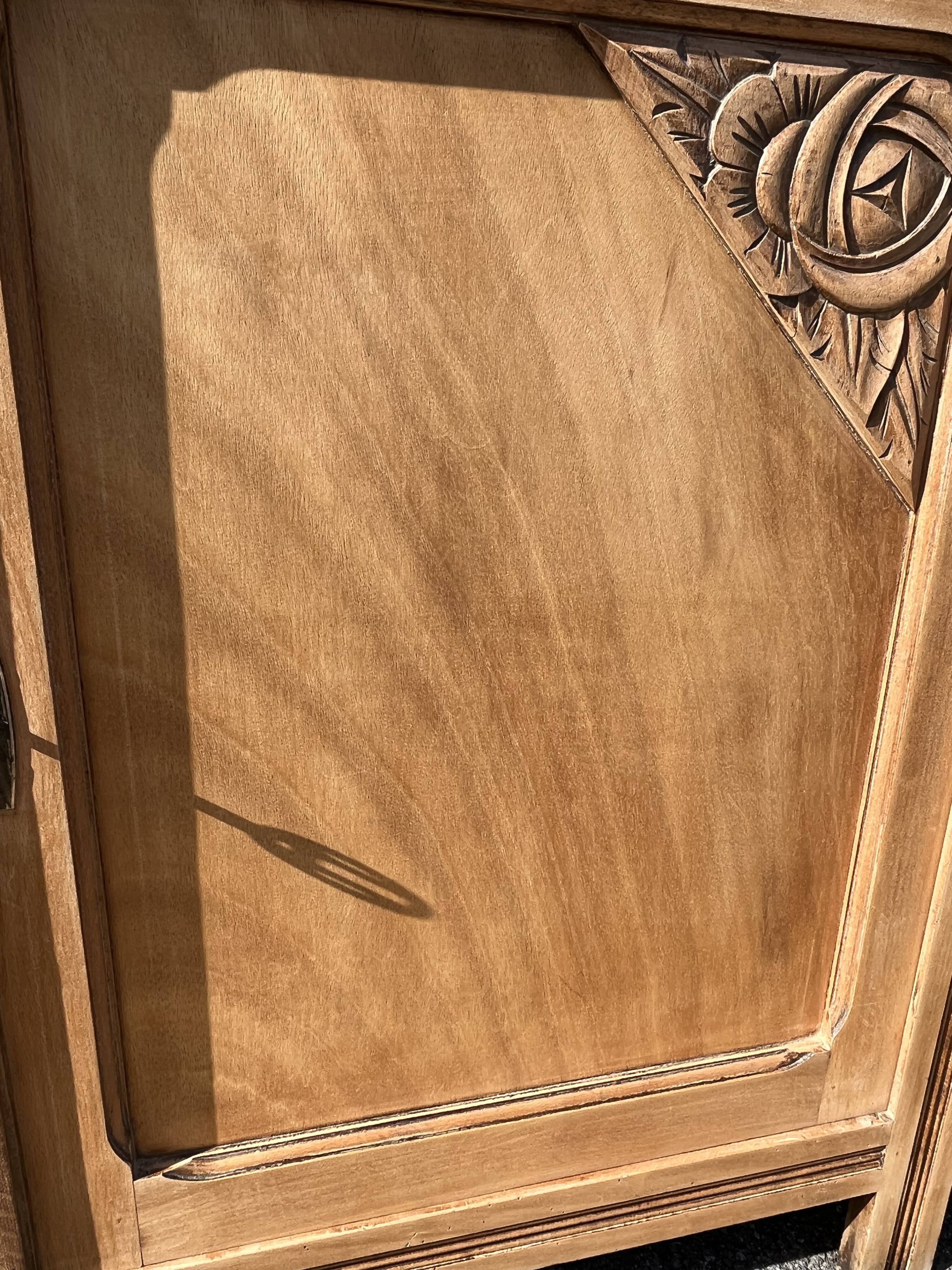 Art deco sideboard shell handles