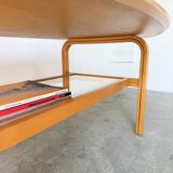 Oval coffee table beech 1980 Aalto Ikea