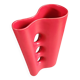 Vase en céramique rouge mat, 1960