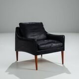 Lounge chair model 800 in leather by Hans Olsen CS Mobler Denmark 1958