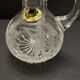 Small carafe in cut crystal
