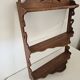 Elégante étagère murale en bois - vintage
