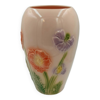 Vintage ceramic slip vase