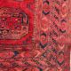 Ancient carpet turkmen ersari afghan 137x203 cm