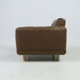 Vintage armchair Søren Nissen and Ebbe Gehl in brown leather