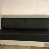 Bench Skaï vintage bistro