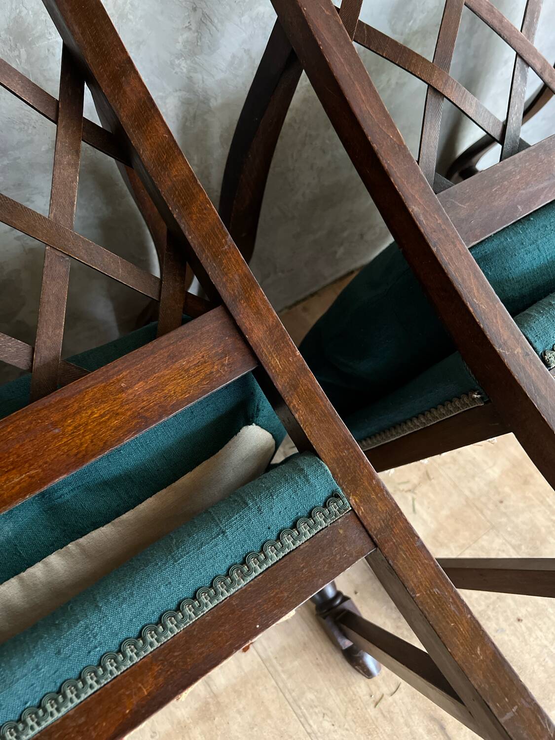 Pair of antique armchairs