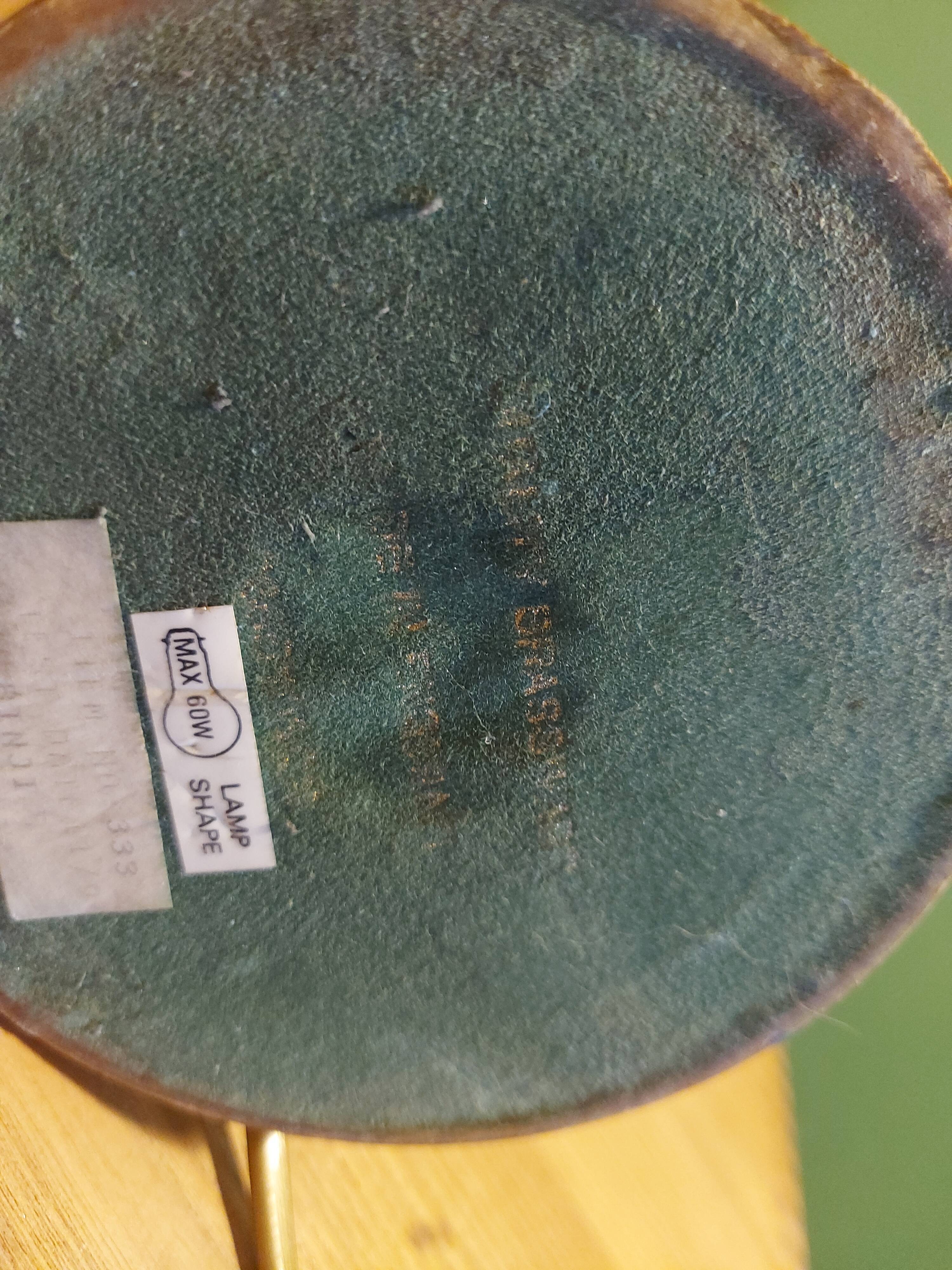 Tortoiseshell style lamp