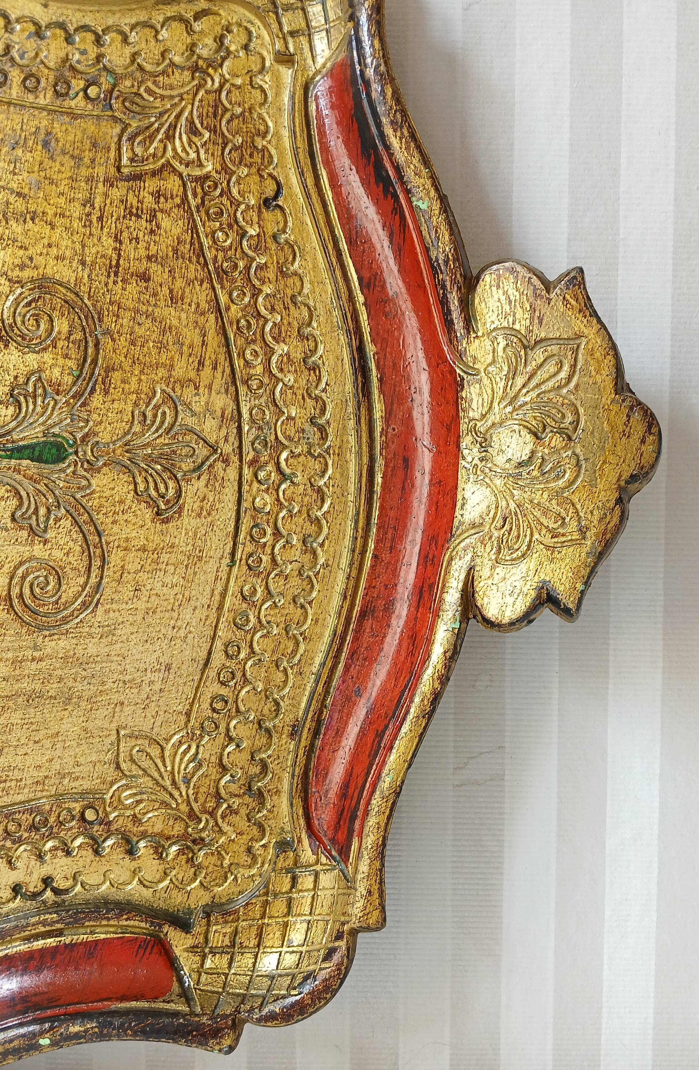 Florentine tray, made in Italy
