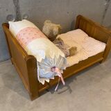 Wooden toy bed