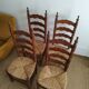 Four mulched chairs Provencal style