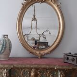 Oval mirror XIXth