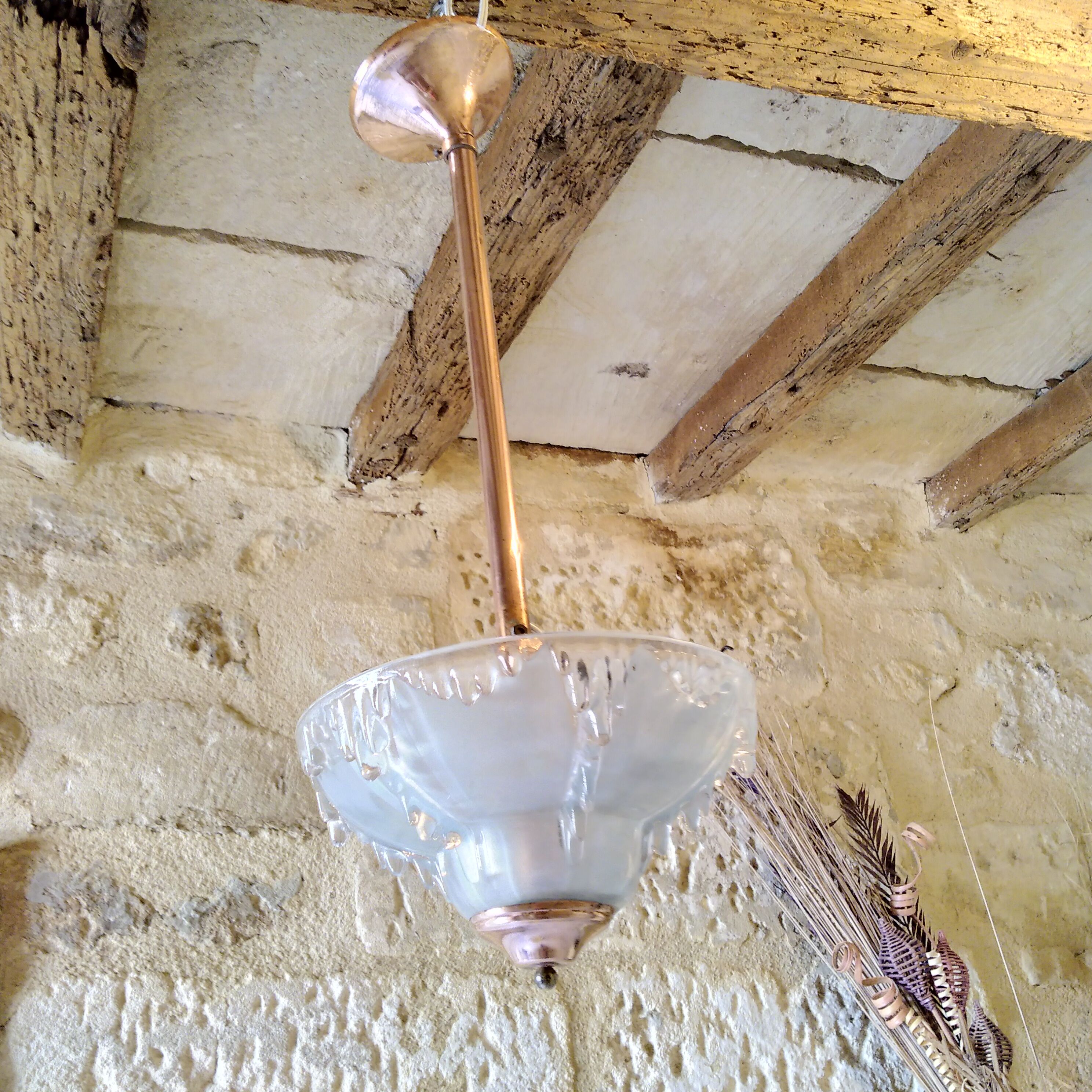 Small Ezan chandelier, art deco