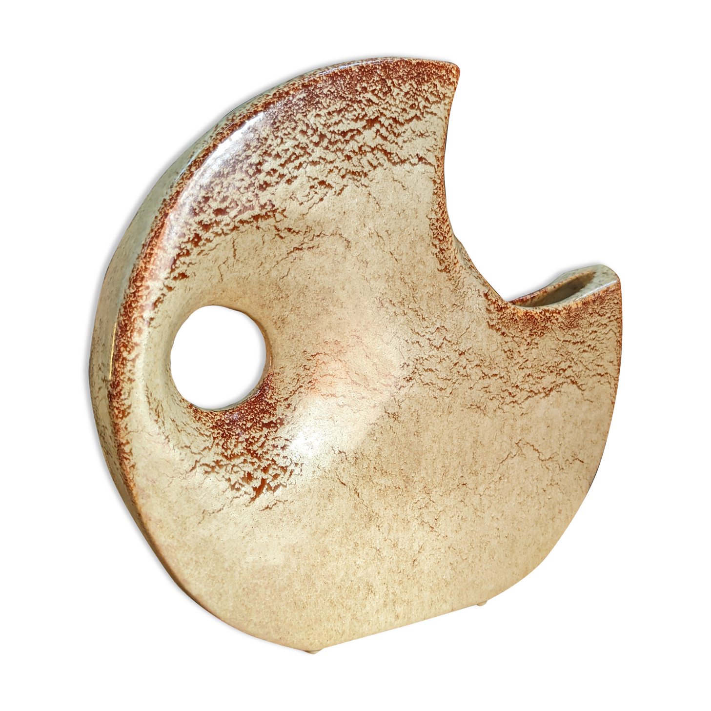 Vintage vase by Bertoncello Ceramiche D'Arte, Italy 1960