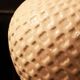 Pair of textured cream ceramic table lamps from Manises.
