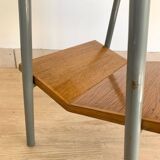 Pair of vintage boarding school bedside tables