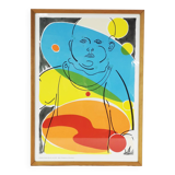 Poster 'Transparent Child' designed by Tom Krojer, Denmark, 1983