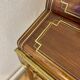 Cylinder desk with a system in mahogany in the Louis XVI style.