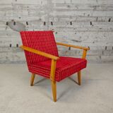 Vintage red armchair