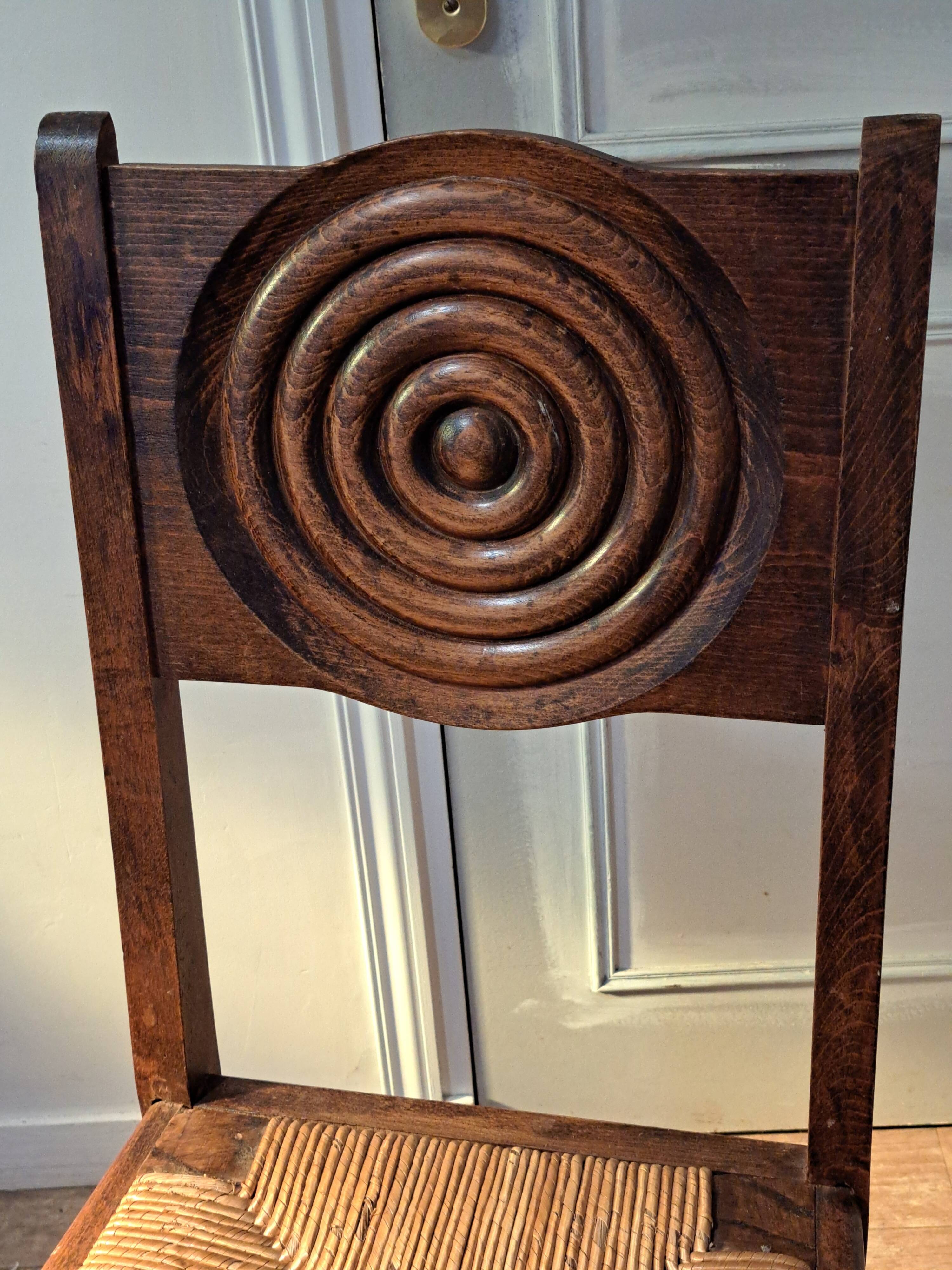 6 arts and crafts chairs