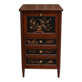 Secretary / wooden cabinet with Chinese lacquer panels