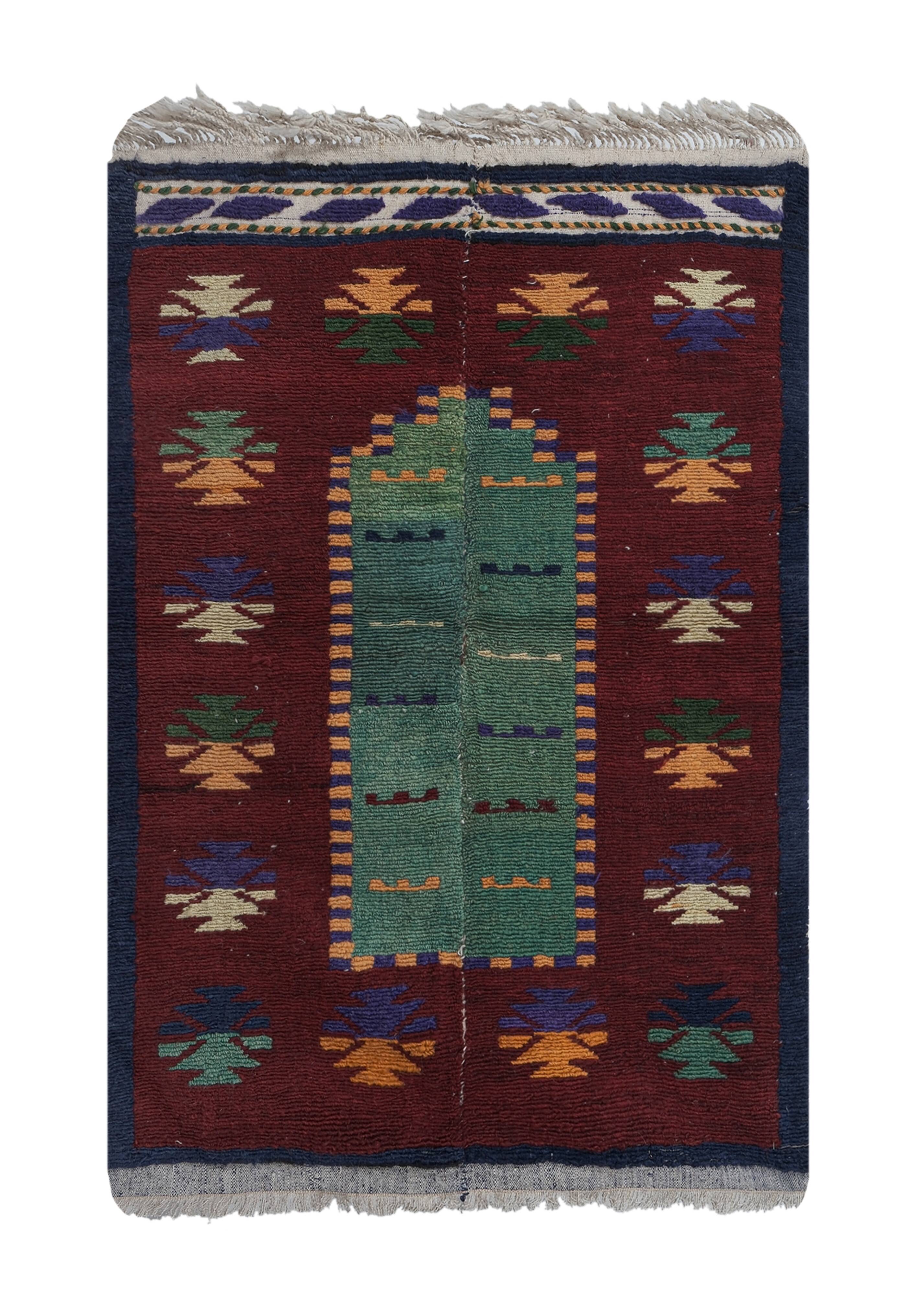 Vintage Turkish Oushak Rug Handwoven 107x160 cm