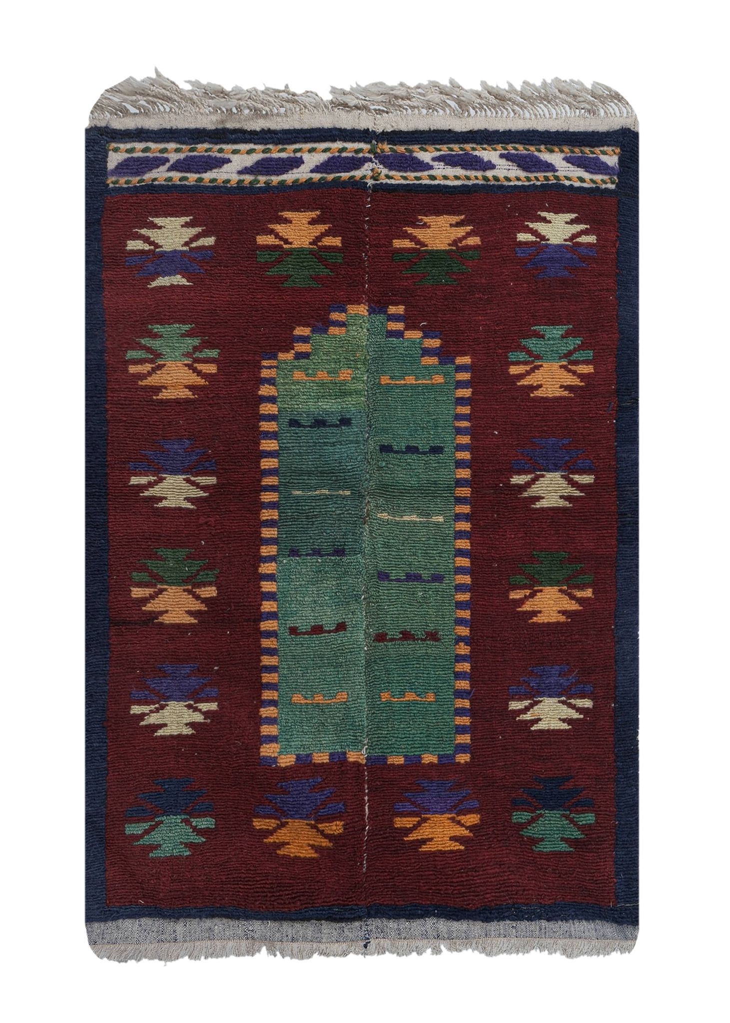 Vintage Turkish Oushak Rug Handwoven 107x160 cm