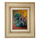 Huile sur toile dans son cadre - 33x39cm