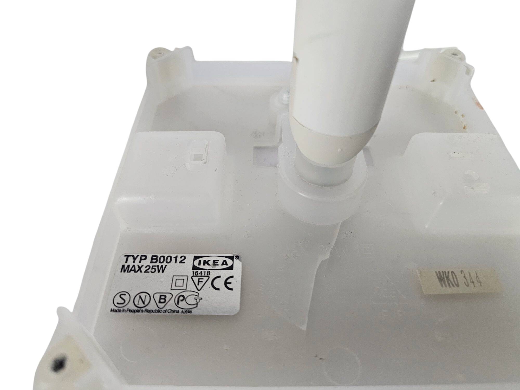 Ikea - cubic lamp  - Iviken -  frosted glass - model B002 - 1990