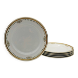 6 Assiettes à dessert vintage, Keeling & Co Losol Ware Burslem.