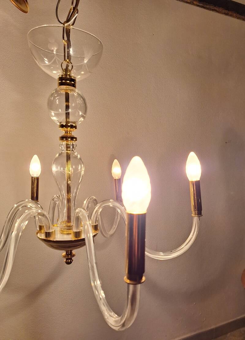 Murano chandelier 6 arms de mayo