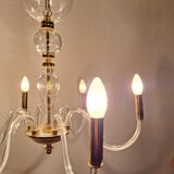 Murano chandelier 6 arms de mayo