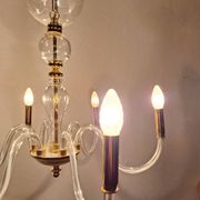 Murano chandelier 6 arms de mayo