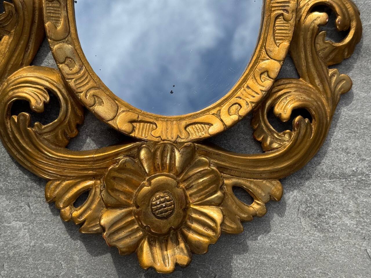 Pair of Italian Baroque mirrors, late 19th, early 20th century