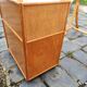 Bureau vintage en bambou et osier