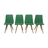 Set of 4 Teak Dining Chairs by van Os, 1950s
