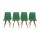 Set of 4 Teak Dining Chairs by van Os, 1950s
