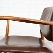 Vintage Captain's Chair in Teak by Erik Buch for Ørum Møbler