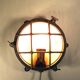 22 cm brass "porthole" wall light