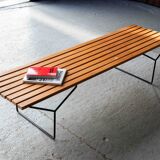 Slatted bench '400' by Harry Bertoia