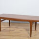 Table basse en teck mid century par Johannes Andersen pour CFC Silkeborg, Danemark, 1960s