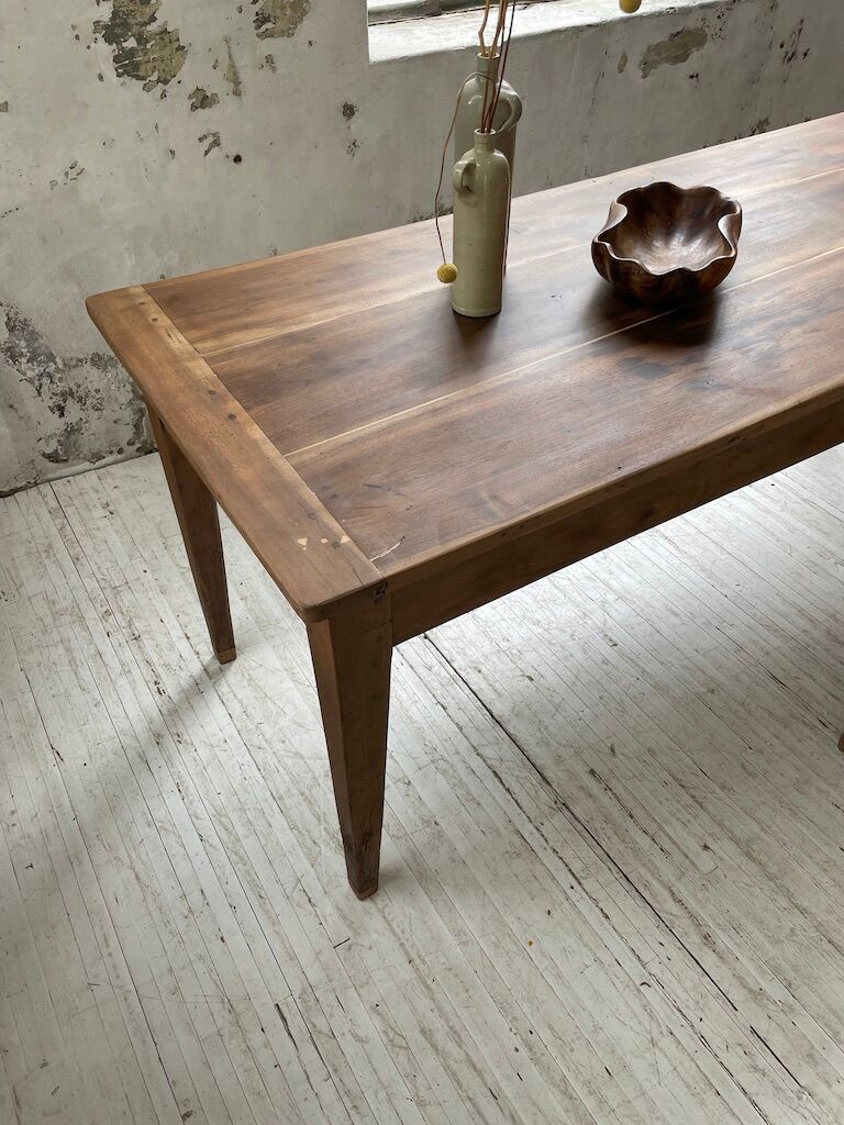 Walnut farm table 190cm