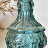 Bouteille en verre décorée