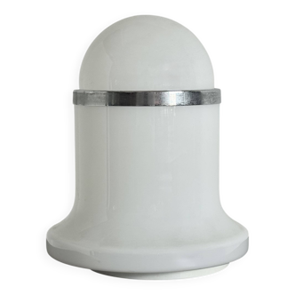 Murano vintage table lamp white by Architetti by De Martini, Falconi & Fois
