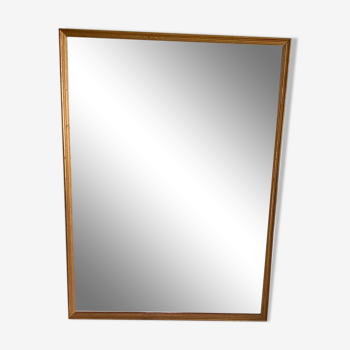 Miroir biseauté cadre doré 54x72cm